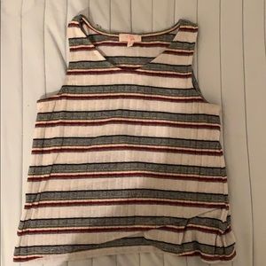 Maroon and gold tank top